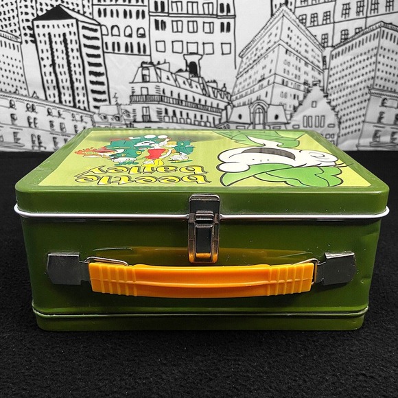 Beetle Bailey Metal Army Green Lunch Box 2002 Bosley Boxes Vintage Comic Themed - Picture 8 of 14
